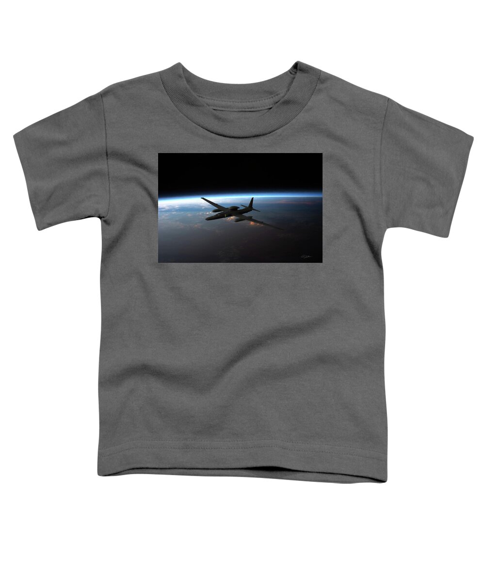 Lockheed Martin Toddler T-Shirt featuring the digital art Eye Of The Dragon Lady by Peter Chilelli