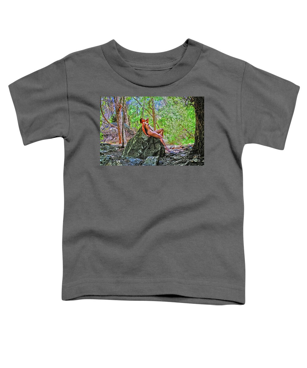 Girl Toddler T-Shirt featuring the photograph Fable of a Maiden by Robert WK Clark