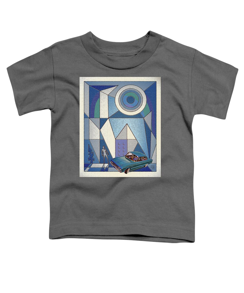 Falconer Toddler T-Shirt featuring the digital art Falconer / Blue Falcon by David Squibb