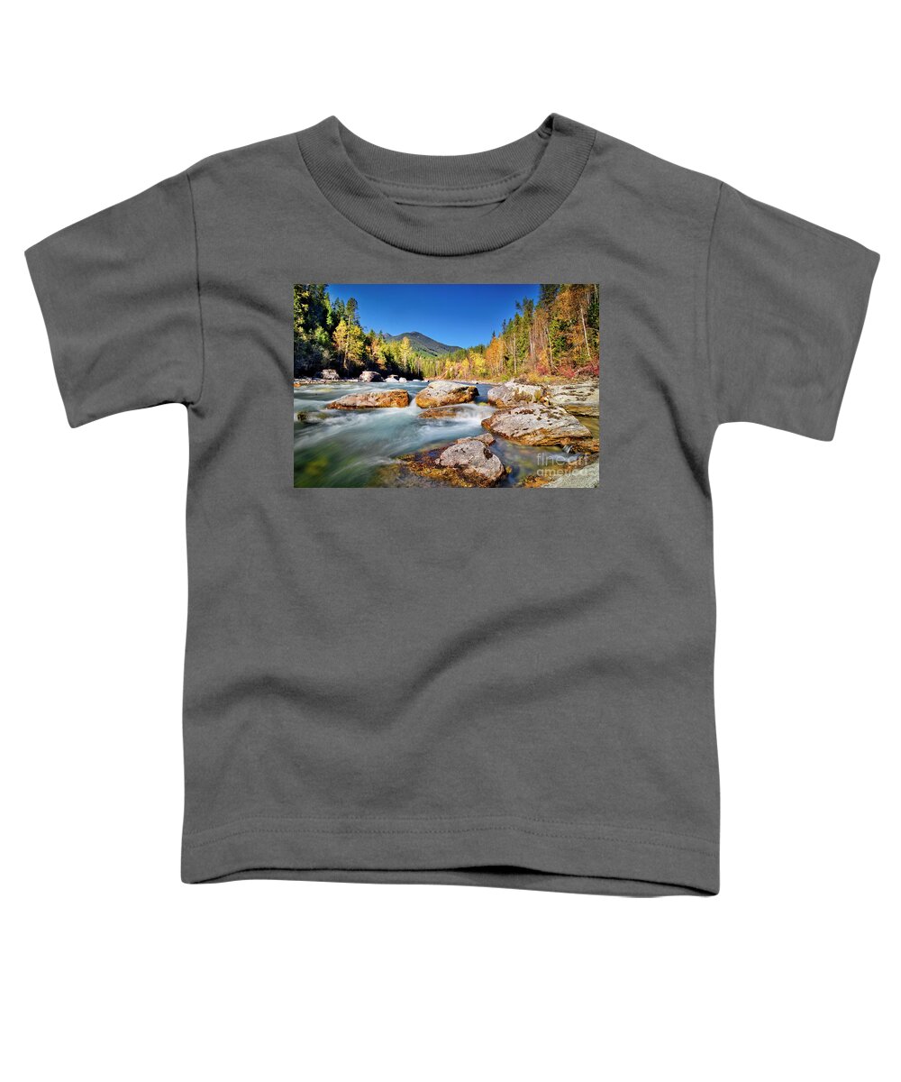 Fall Toddler T-Shirt featuring the photograph Fall At The Bull by Thomas Nay