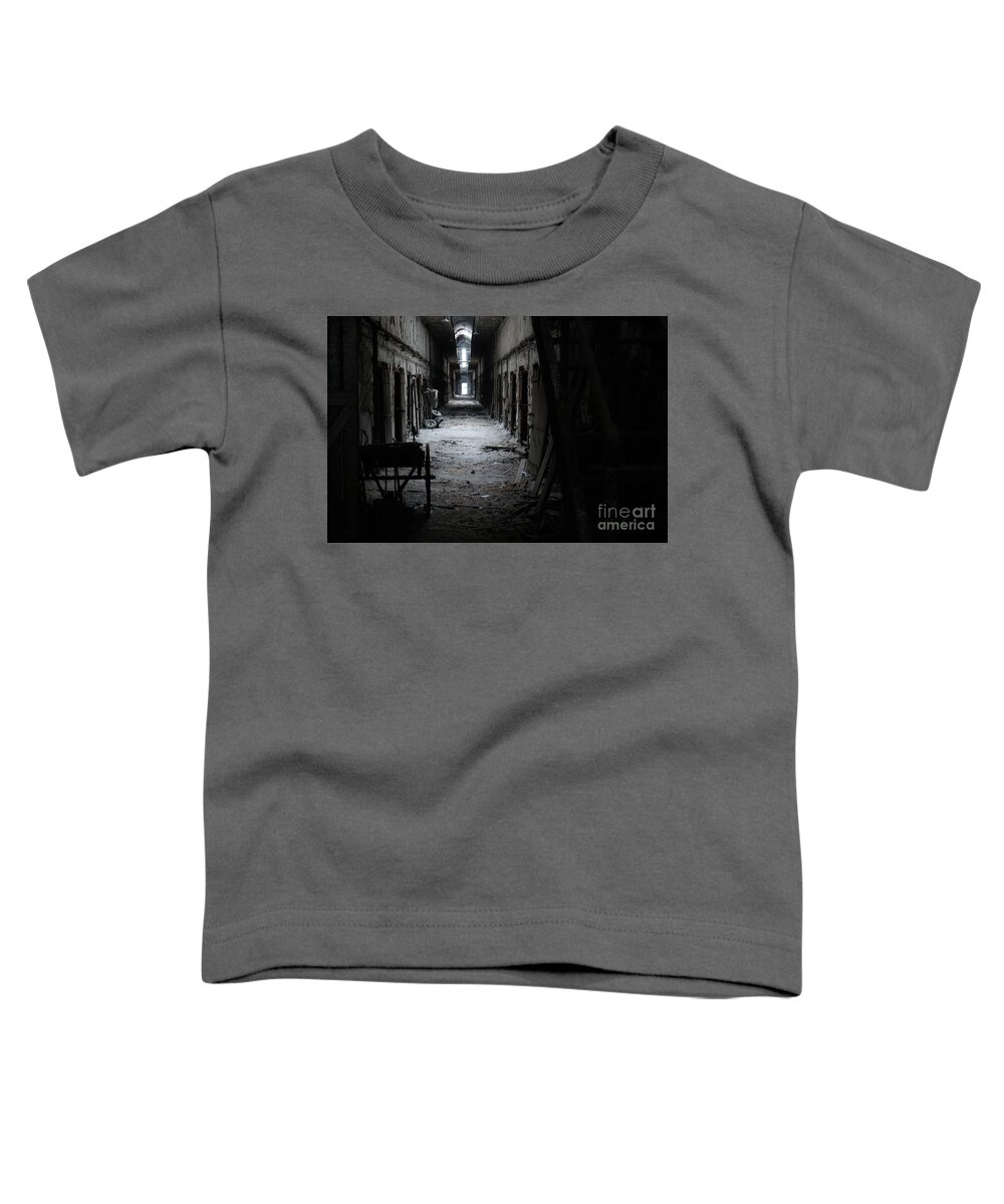 Philadelphia Toddler T-Shirt featuring the photograph Fallen into Darkness by Paul Watkins