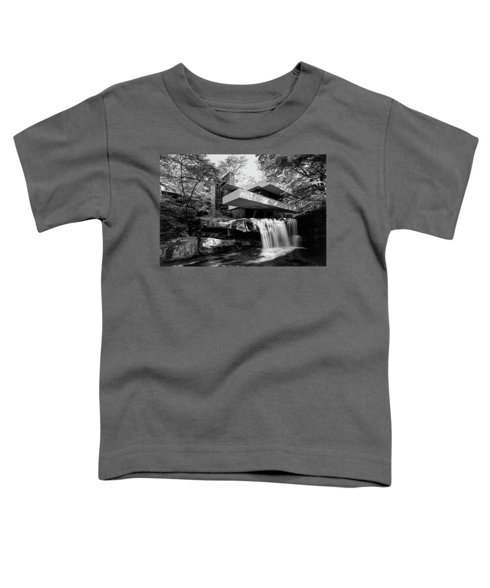 Fallingwaters Toddler T-Shirt featuring the digital art Fallingwater XXL by Louis Ferreira