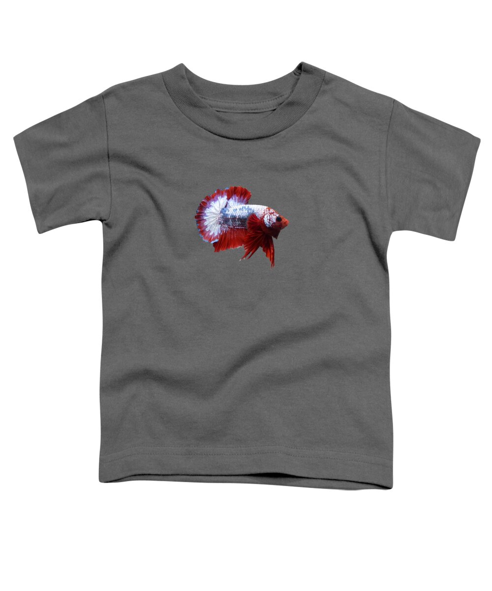 Betta Toddler T-Shirt featuring the photograph FCCP Betta Fish by Sambel Pedes