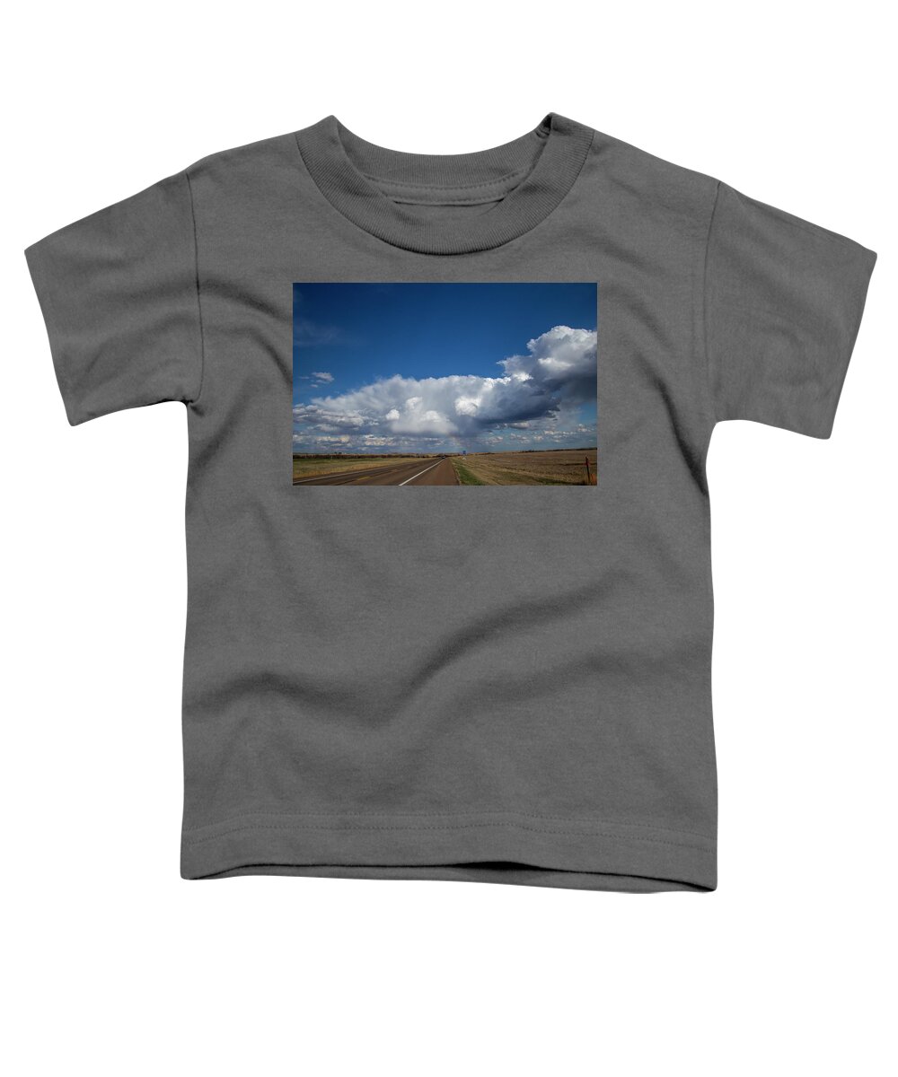 Nebraskasc Toddler T-Shirt featuring the photograph First Chase of 2021 001 by Dale Kaminski