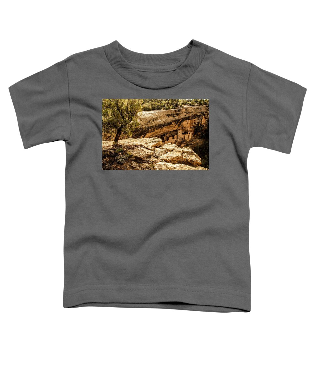 Mesa Verde National Park Toddler T-Shirt featuring the photograph First Light by Doug Scrima