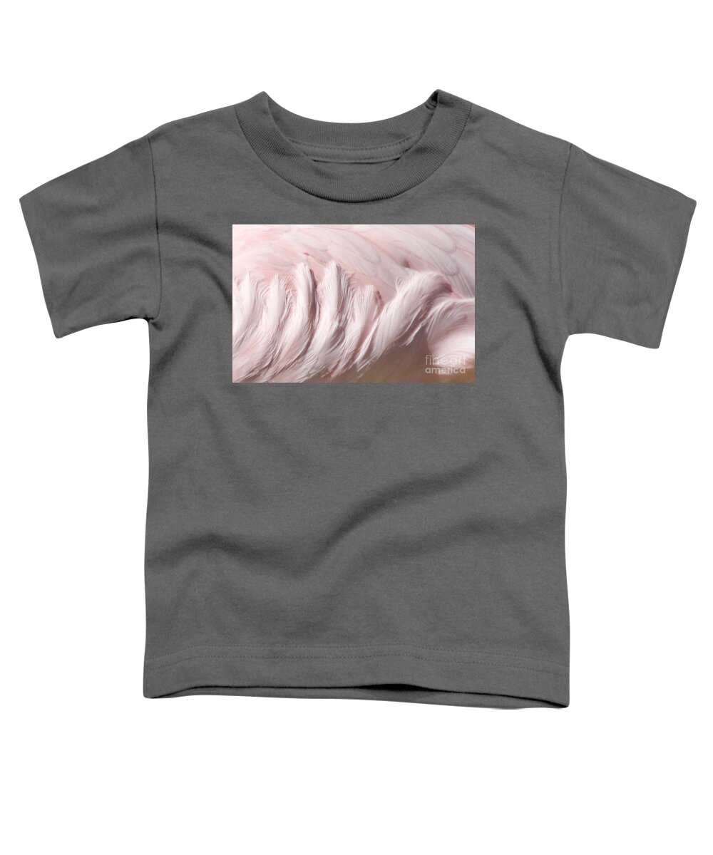 Flamingo Toddler T-Shirt featuring the photograph Flamingo Texture by Afrodita Ellerman