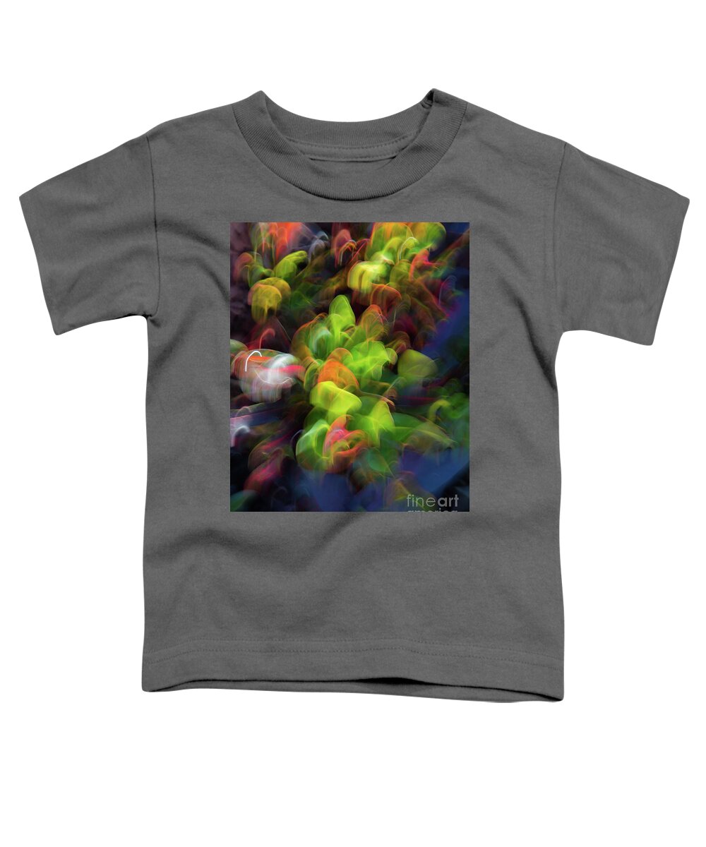 Colors Toddler T-Shirt featuring the photograph Floral Rainbow by Neala McCarten