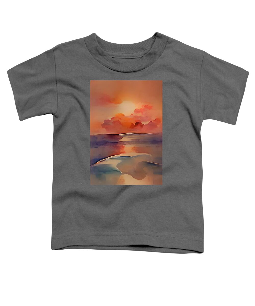  Toddler T-Shirt featuring the digital art Flyby by Rod Turner
