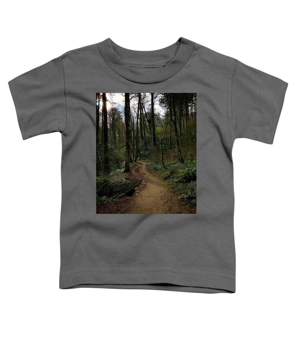 Plants Toddler T-Shirt featuring the photograph Forest Path by Mark David Gerson