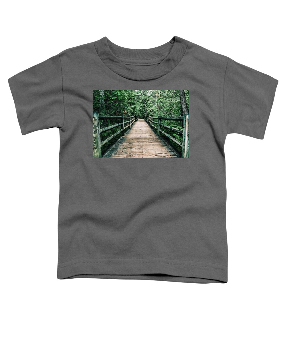 Forest Pathway Toddler T-Shirt featuring the photograph Forest Pathway by Dan Sproul