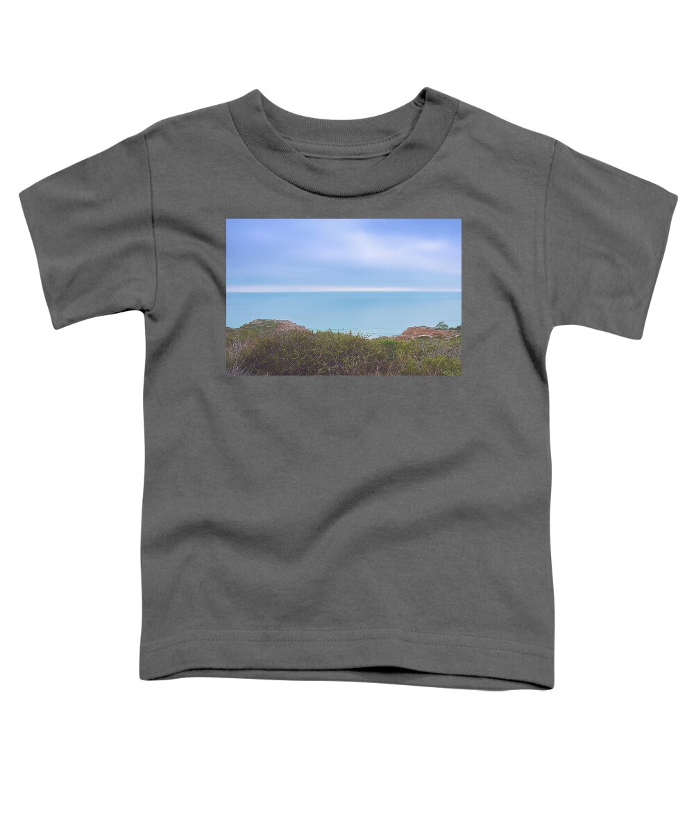 Forever In Blue Seas Toddler T-Shirt featuring the photograph Forever in Blue Seas by Christina McGoran