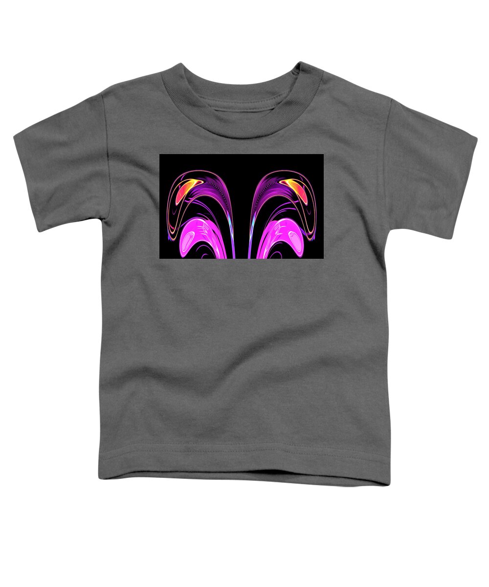 Abstract Toddler T-Shirt featuring the digital art Fountain of Life - Abstract by Ronald Mills