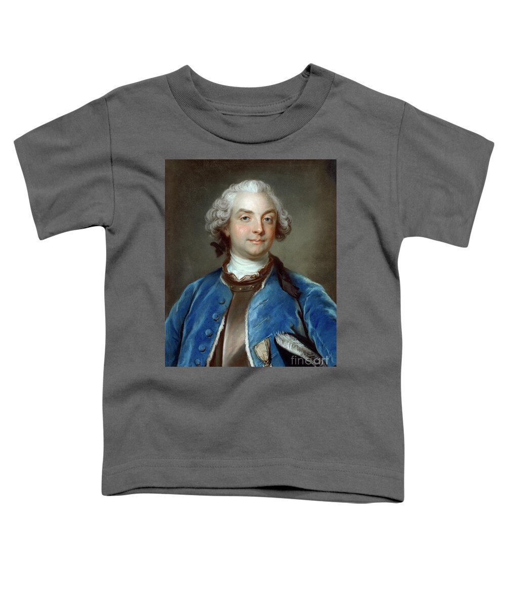 1755 Toddler T-Shirt featuring the painting Fredrik Axel Von Fersen by Gustaf Lundberg