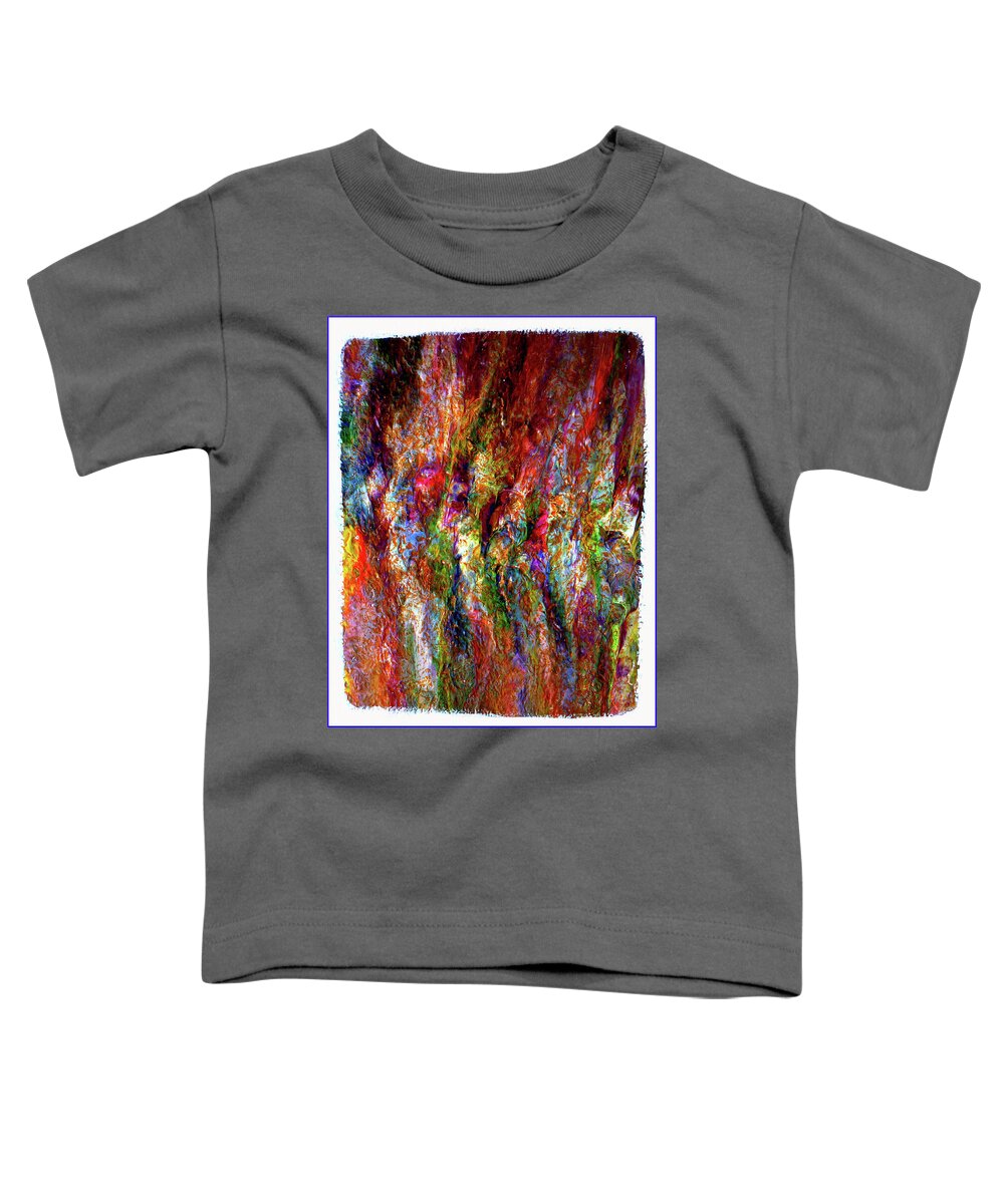 Free Style Toddler T-Shirt featuring the painting Freestyle Beauty by Pj LockhArt