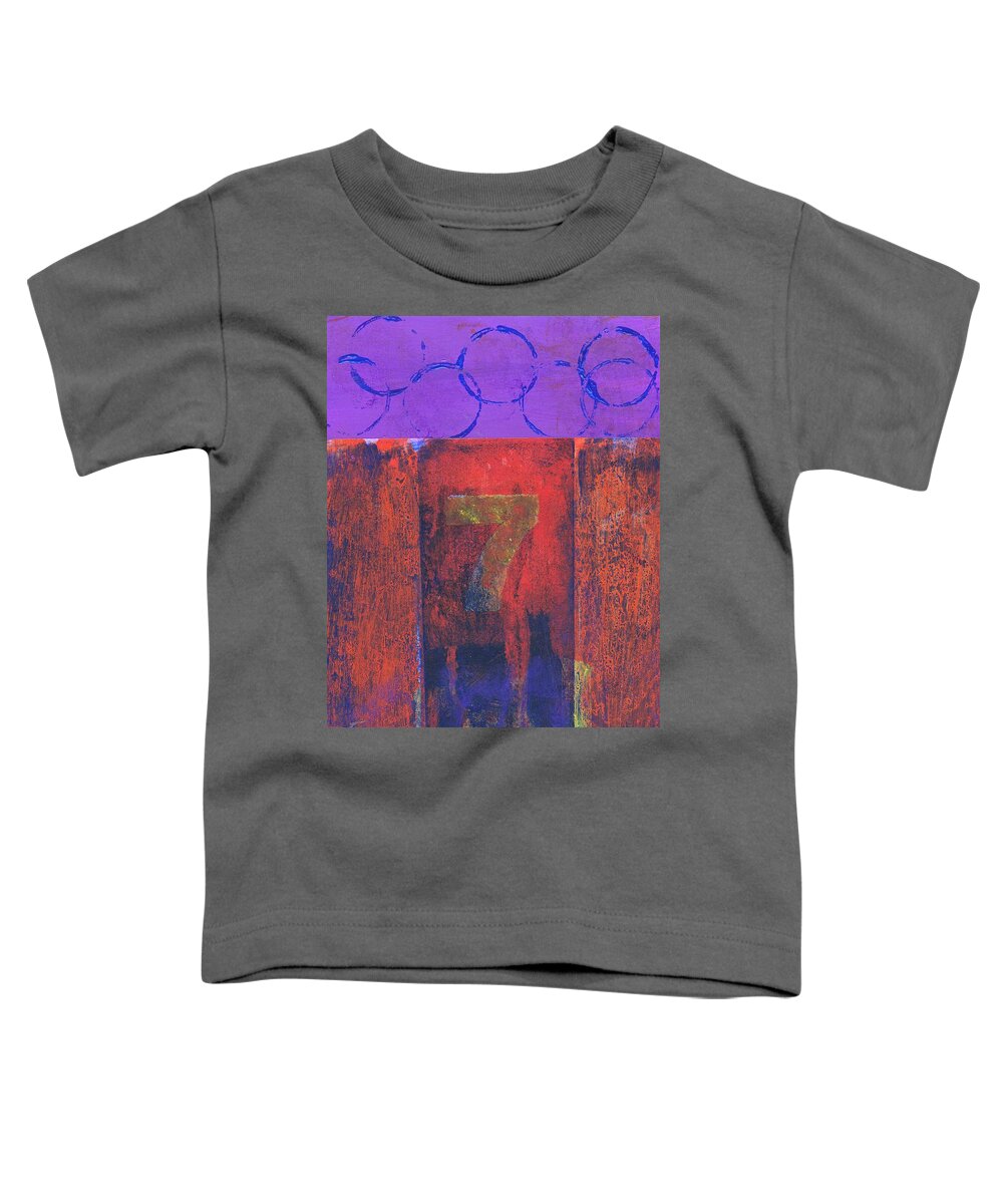 Angels Toddler T-Shirt featuring the painting From Angels to Gamblers by Bill Tomsa