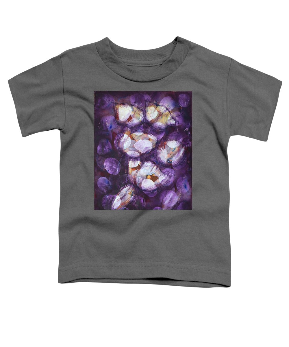 Watercolour Toddler T-Shirt featuring the painting From Now On by Petra Rau