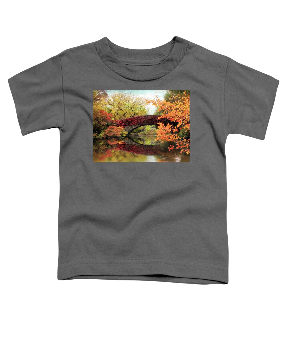 Autumn Toddler T-Shirt featuring the photograph Gapstow Glory by Jessica Jenney