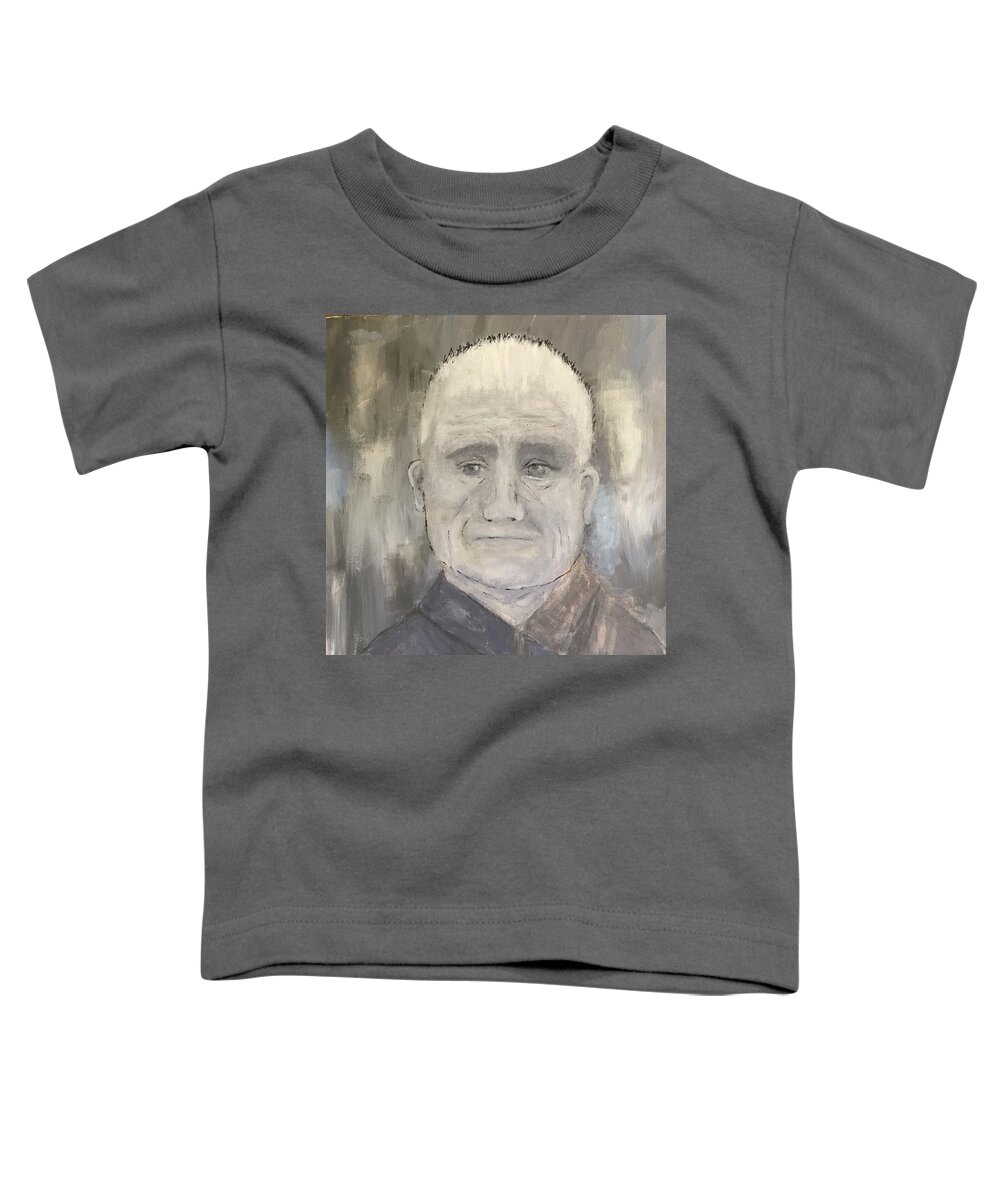 Portrait Toddler T-Shirt featuring the painting George by Deb Mayer