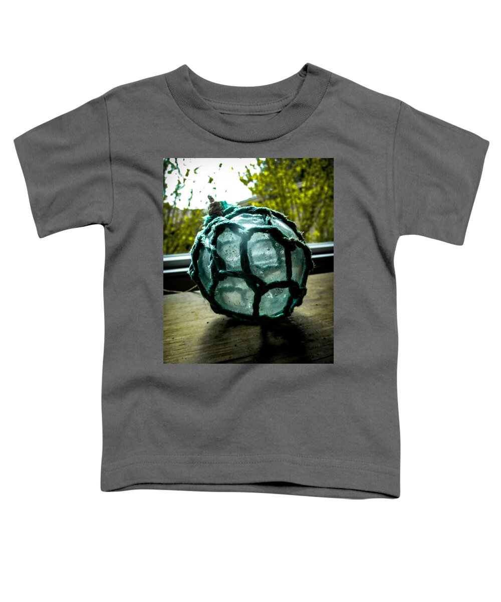 Float Toddler T-Shirt featuring the photograph Glass Fishing Float by W Craig Photography