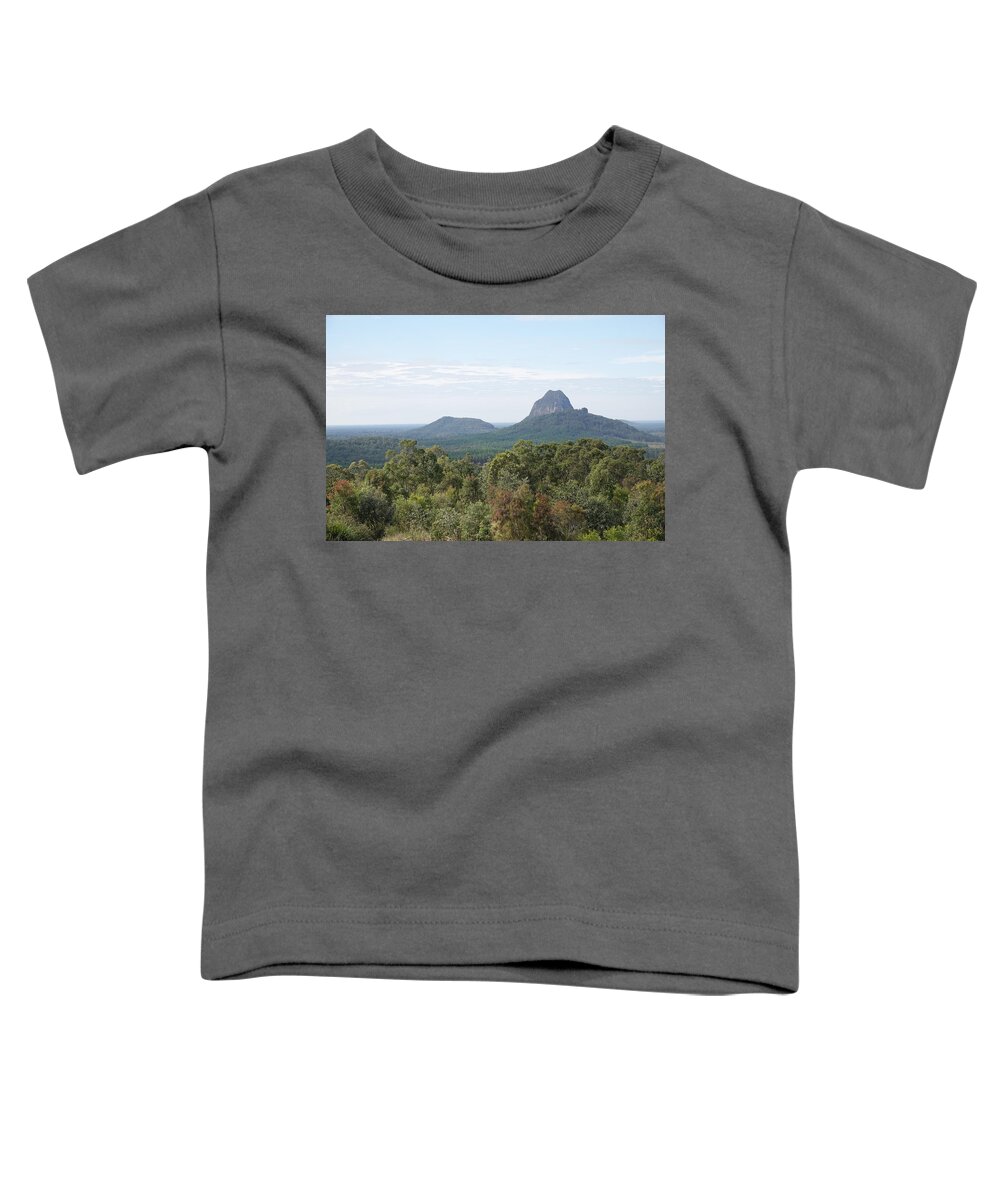 Landscape Toddler T-Shirt featuring the photograph Glass House Trio by Maryse Jansen