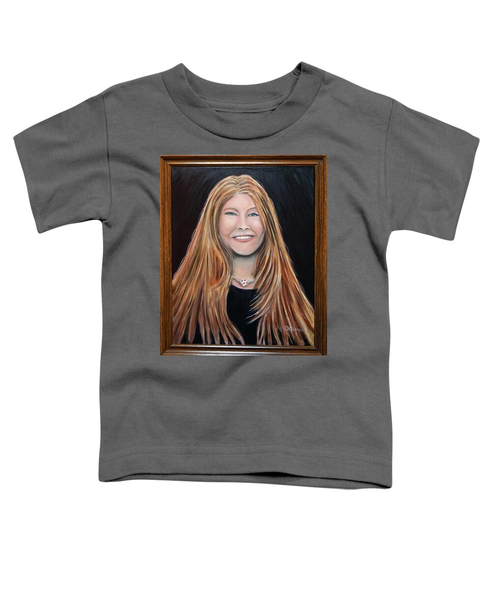 Grace Toddler T-Shirt featuring the painting Grace by Dean Glorso