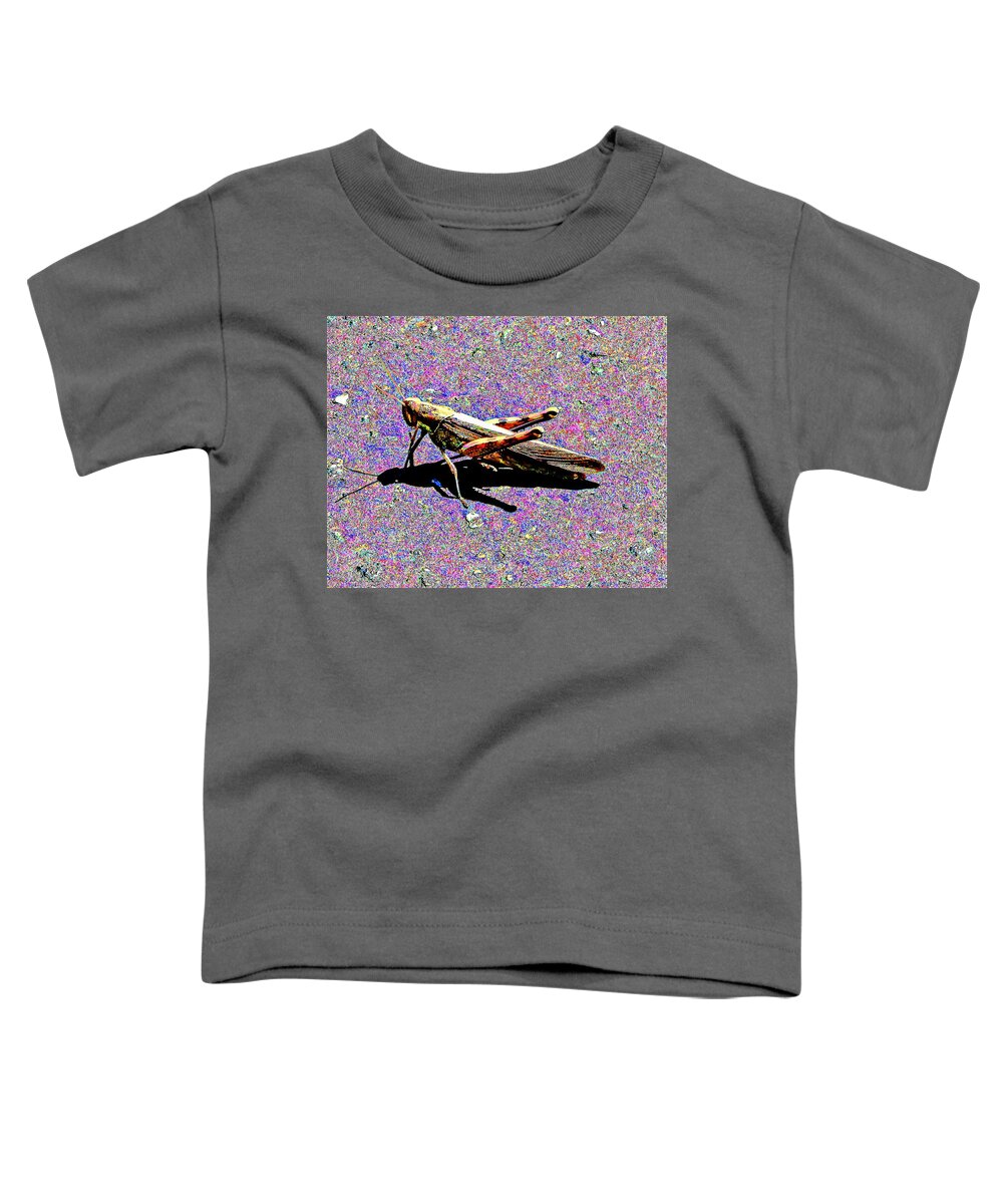 Grasshopper Toddler T-Shirt featuring the photograph Grasshopper by Andrew Lawrence