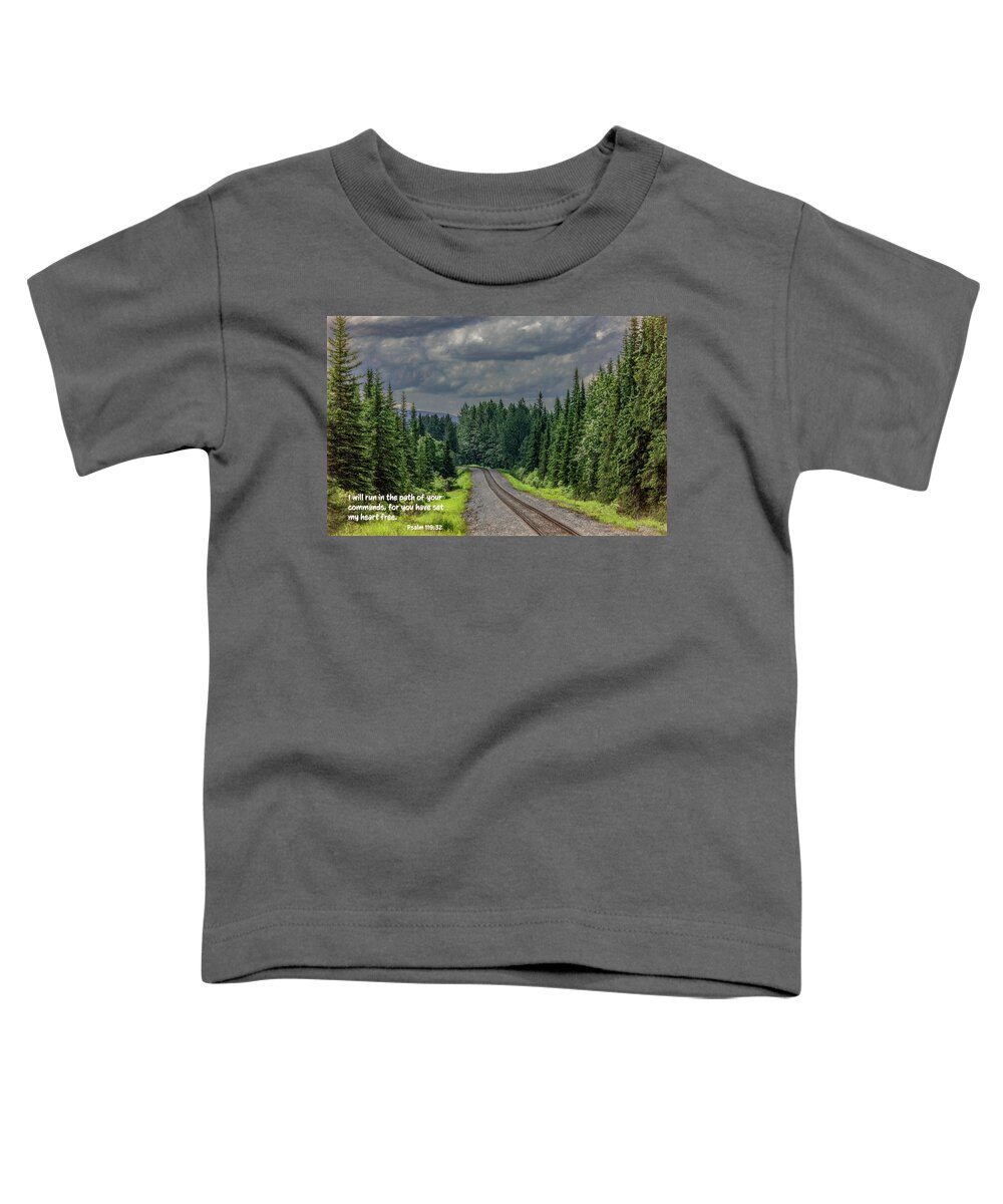 Alaska Toddler T-Shirt featuring the photograph He Sets My Heart Free by Marcy Wielfaert