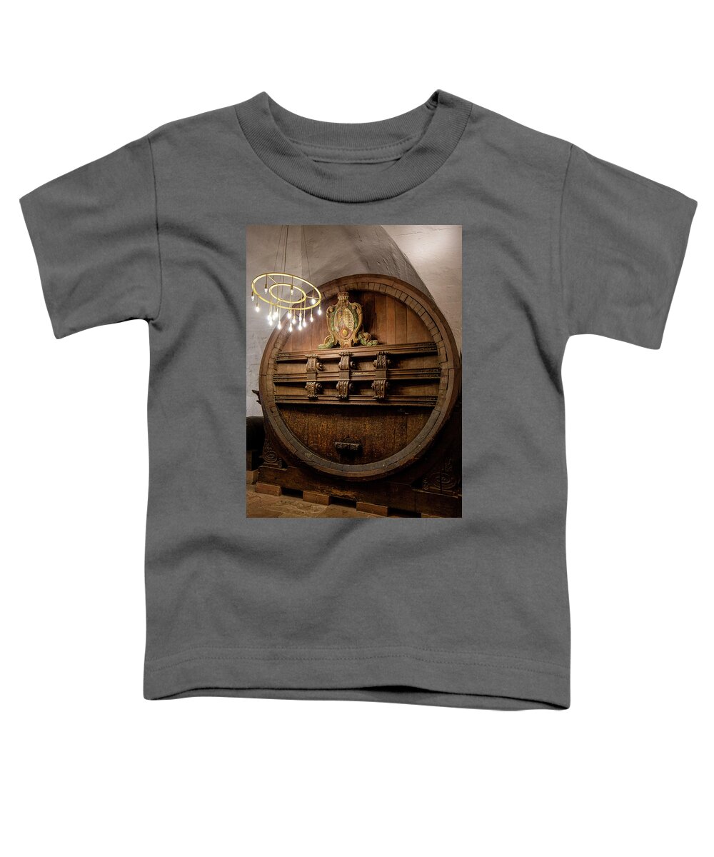 Germany Toddler T-Shirt featuring the photograph Heidelberg Wine Barrel by Deborah Penland