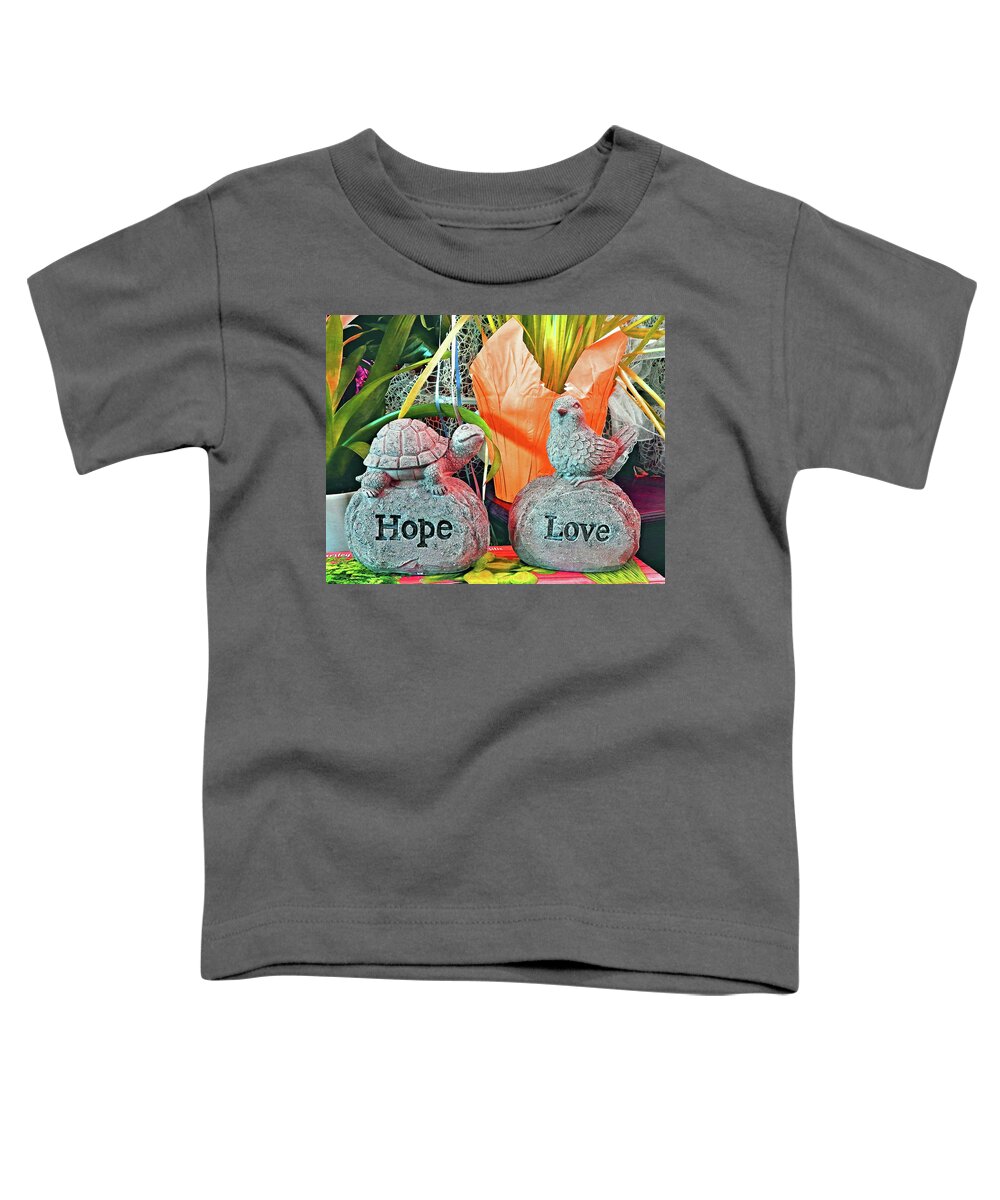 Hope Toddler T-Shirt featuring the photograph Hope And Love by Andrew Lawrence