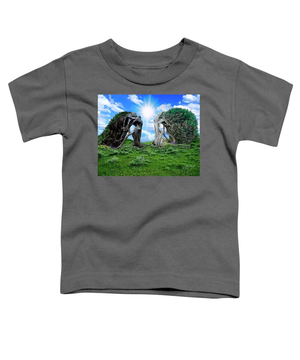 Fine Art Toddler T-Shirt featuring the digital art Identity by Torie Tiffany