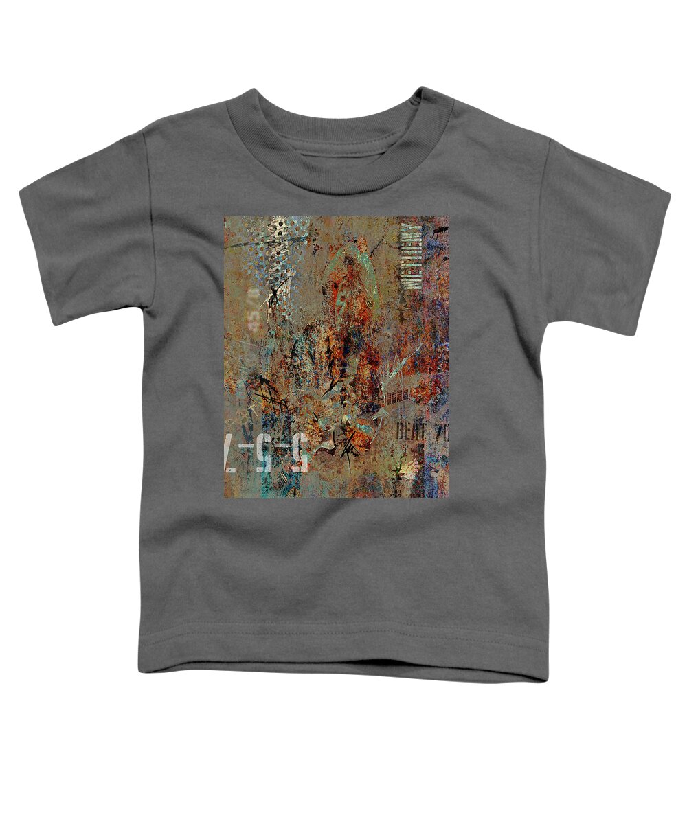 Industrial Toddler T-Shirt featuring the digital art Industrial 5-5-7 by Ken Walker