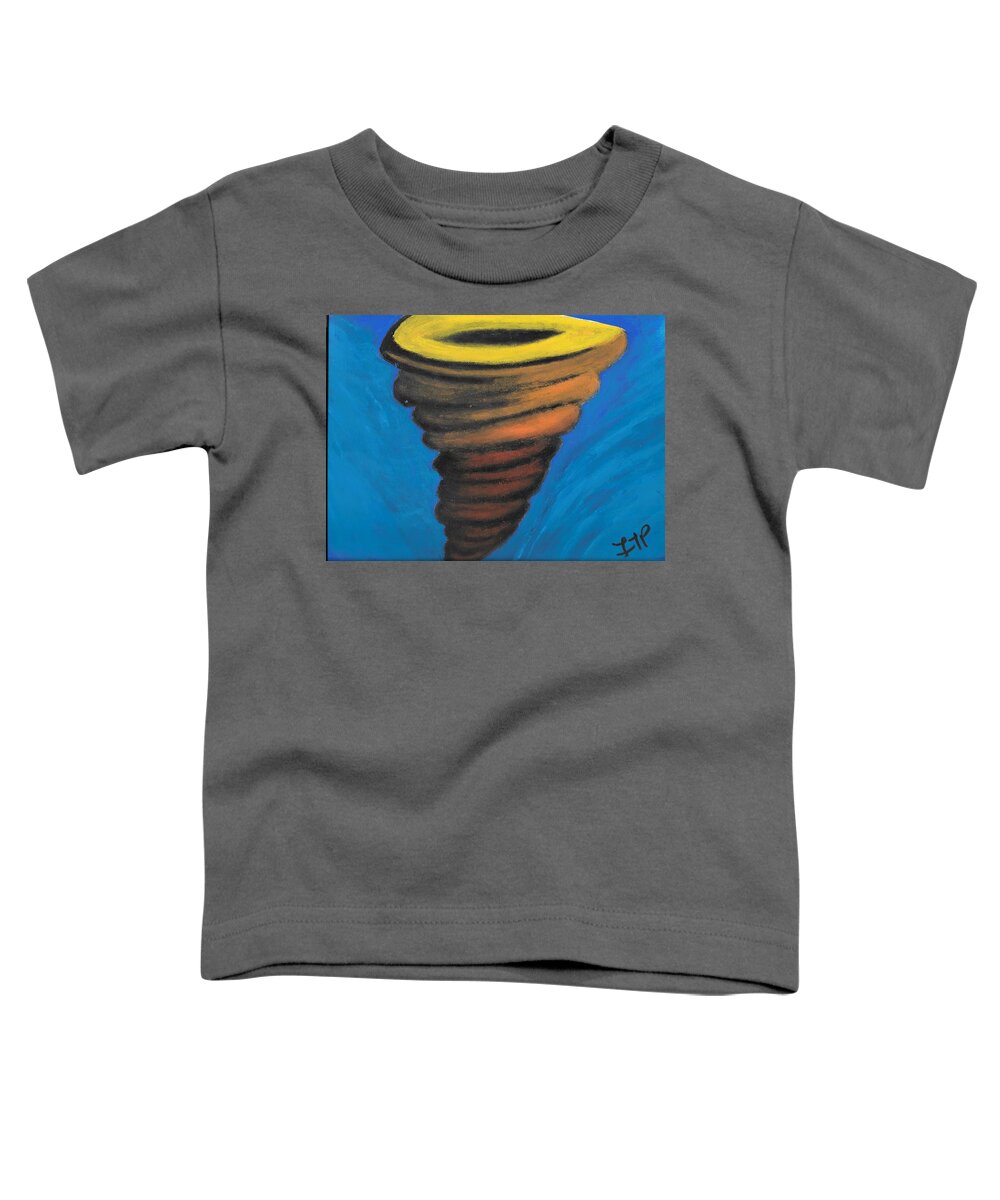 Desire Toddler T-Shirt featuring the painting Into the Vortex by Esoteric Gardens KN