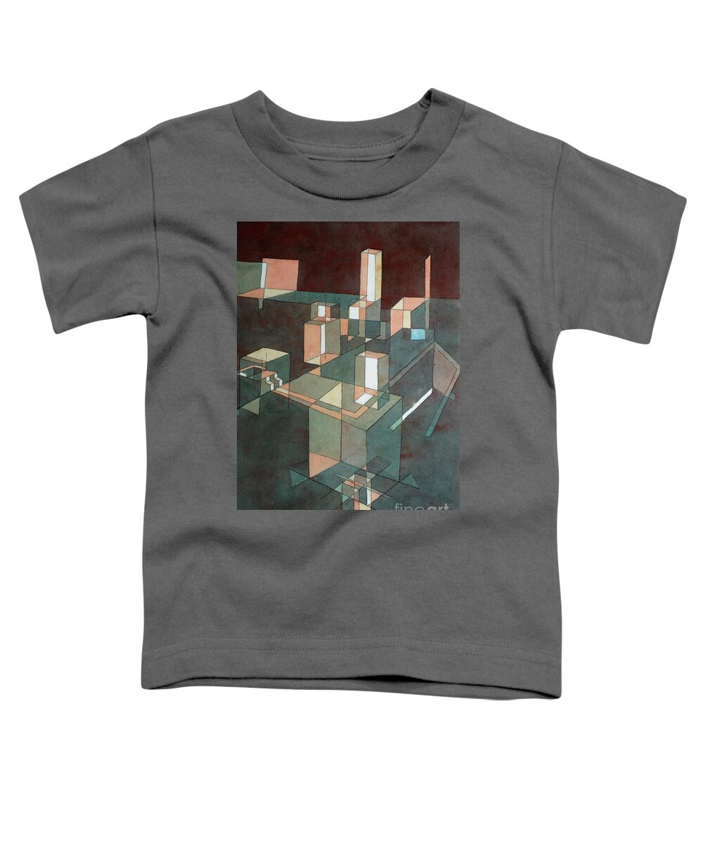 Paul Toddler T-Shirt featuring the painting Italian City By Paul Klee by Paul Klee
