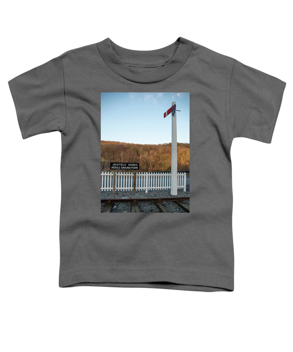 Railway Toddler T-Shirt featuring the photograph Jackfield sidings by Average Images