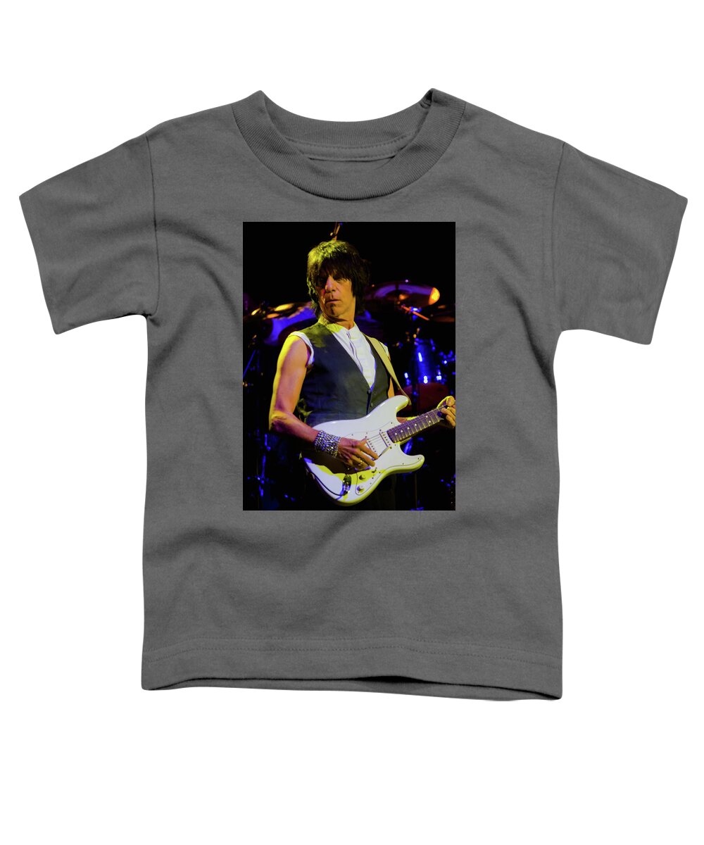 Jeff Beck Toddler T-Shirt featuring the photograph Jeff Beck In Concert by Thomas Leparskas