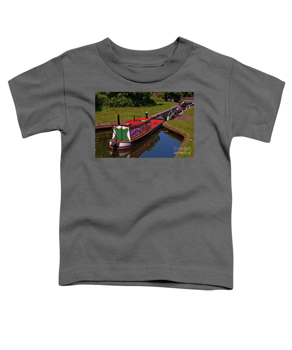 Canal Toddler T-Shirt featuring the photograph Joanna Tug No 1 by Stephen Melia