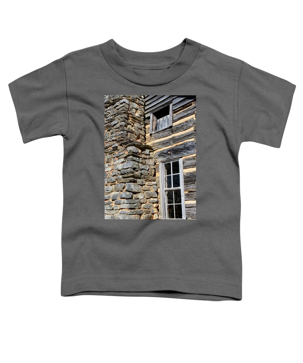 Cades Cove Toddler T-Shirt featuring the photograph John Oliver Cabin 6 by Phil Perkins