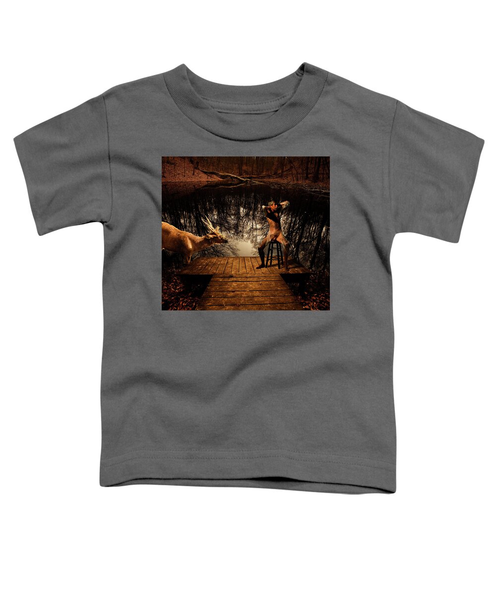 Nude Toddler T-Shirt featuring the photograph John's Path to Escape by Mark Gomez