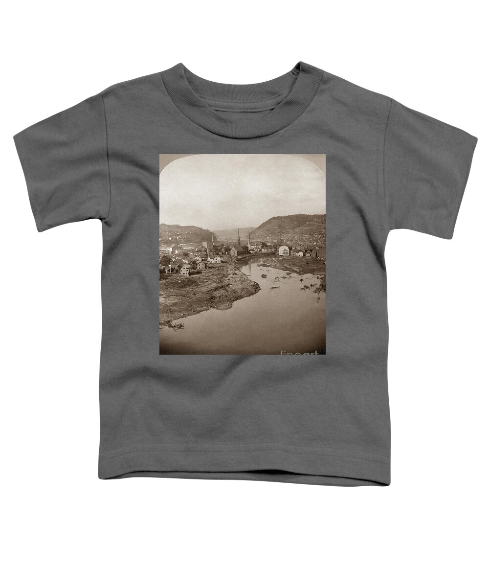 1889 Toddler T-Shirt featuring the photograph Johnstown Flood, 1889 by George Barker