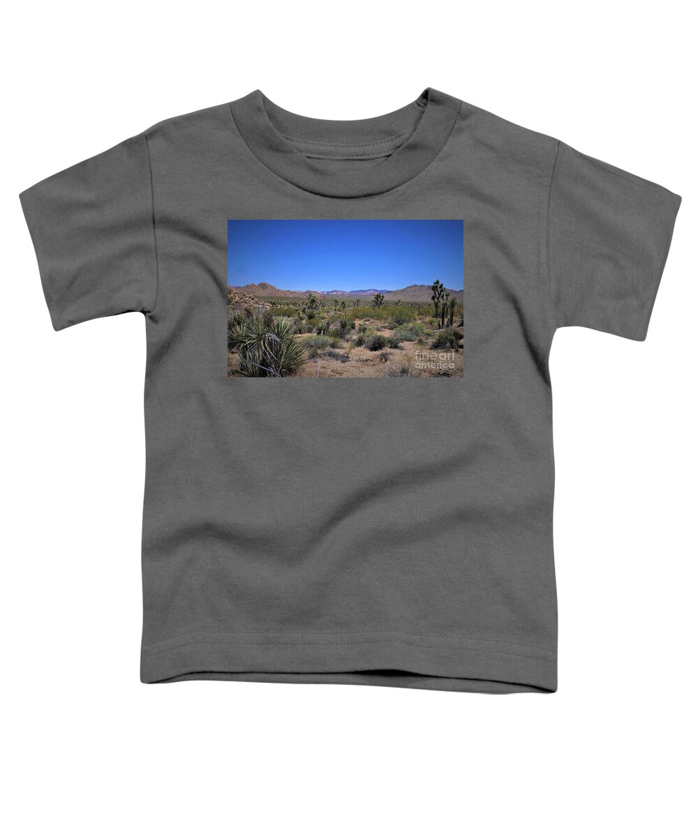 Joshua Tree Toddler T-Shirt featuring the photograph Joshua Tree - Panorama Trail 2020 9 by Lee Antle