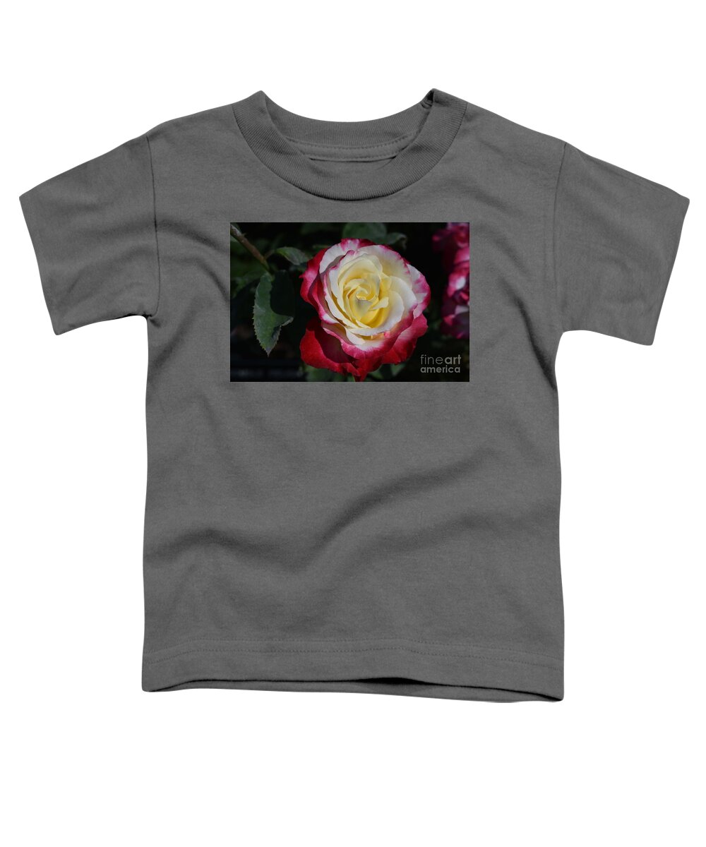 Rosas Toddler T-Shirt featuring the digital art Just Love by Yenni Harrison