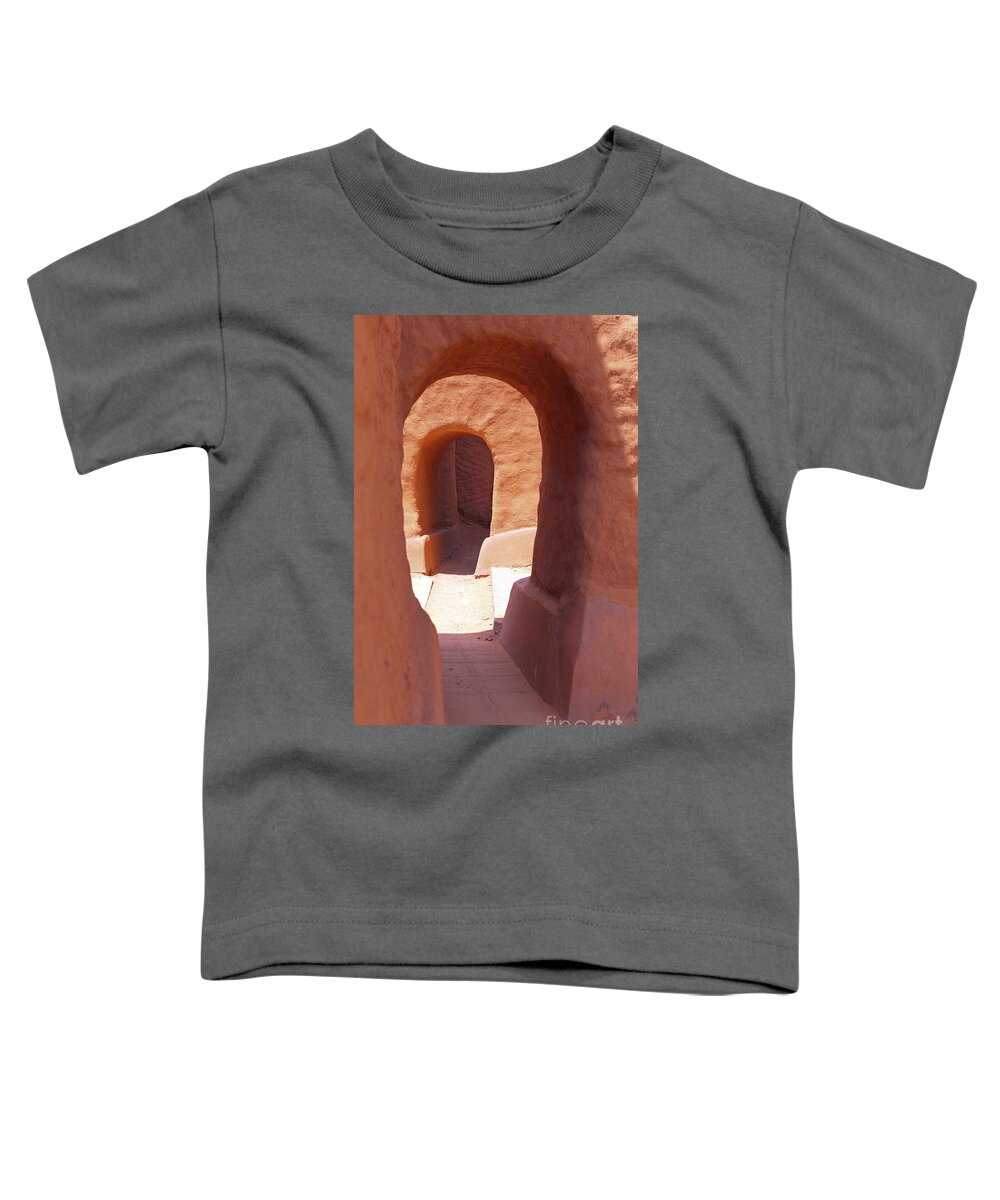 Landscapes Toddler T-Shirt featuring the photograph Keyhole Doorways by Roselynne Broussard