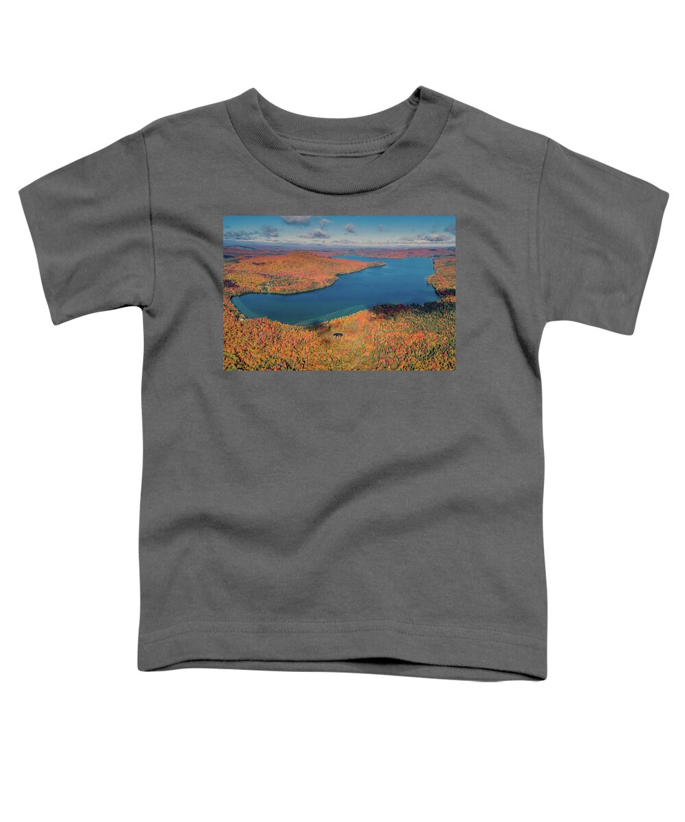 Lake Seymour Toddler T-Shirt featuring the photograph Lake Seymour Vermont by John Rowe