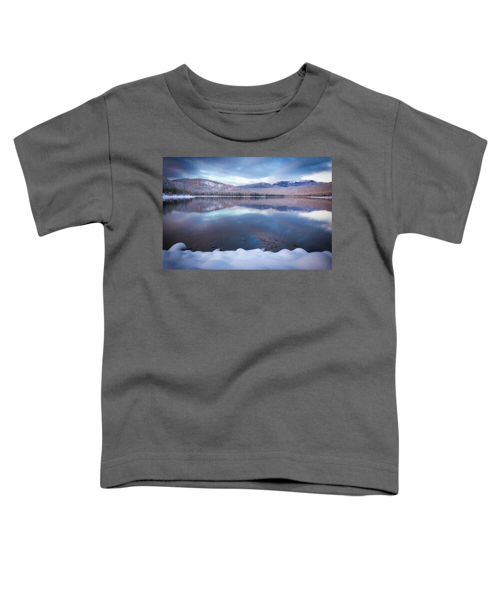 Lake Toddler T-Shirt featuring the photograph Lake Siskiyou in Winter by Ryan Workman Photography