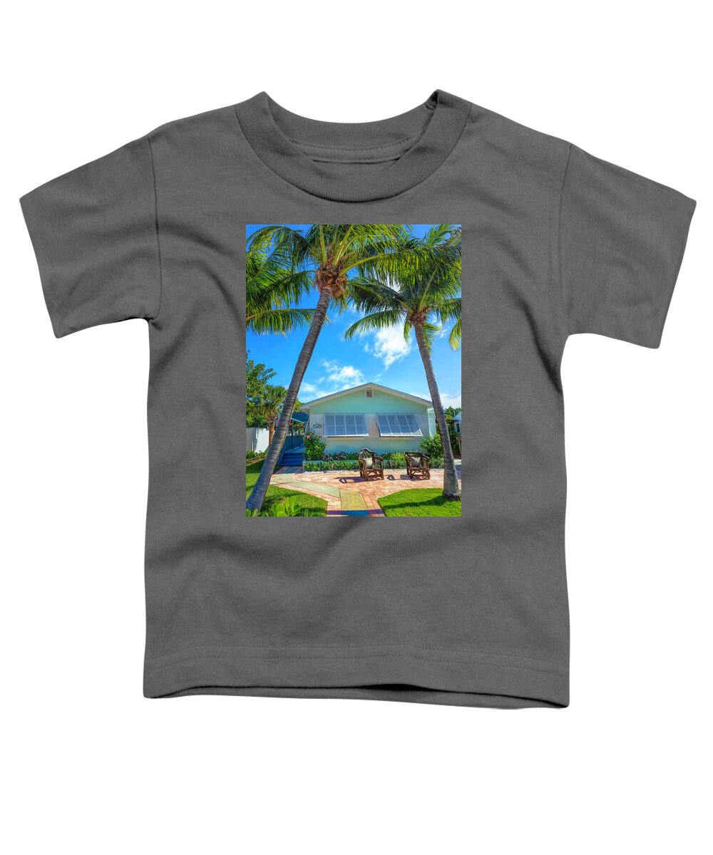 Fence Toddler T-Shirt featuring the photograph Lake Worth Beach Home and Cottage Tour 324 North Ocean Breeze by Debra and Dave Vanderlaan