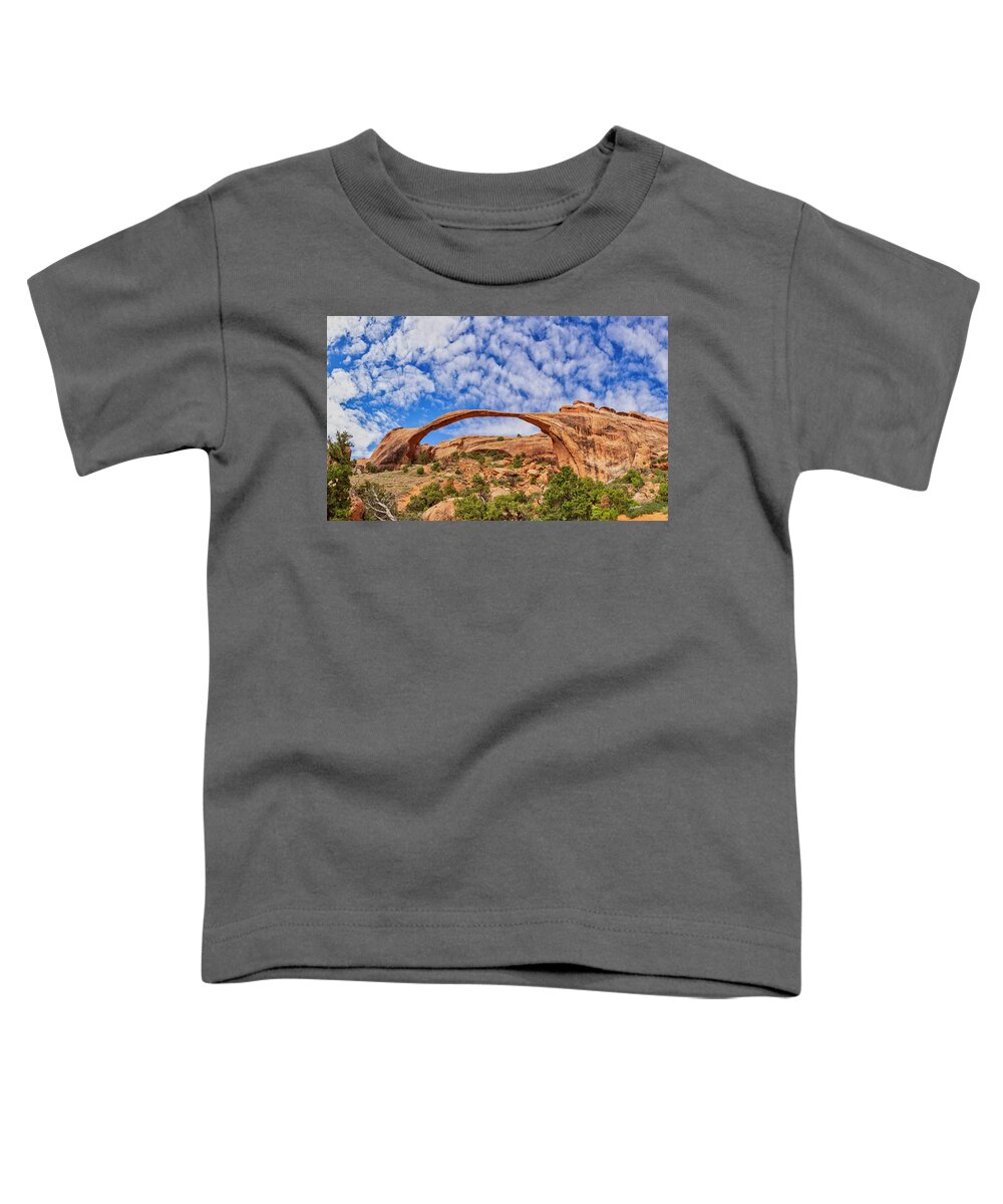 Arch Toddler T-Shirt featuring the photograph Landscape Arch by Jurgen Lorenzen