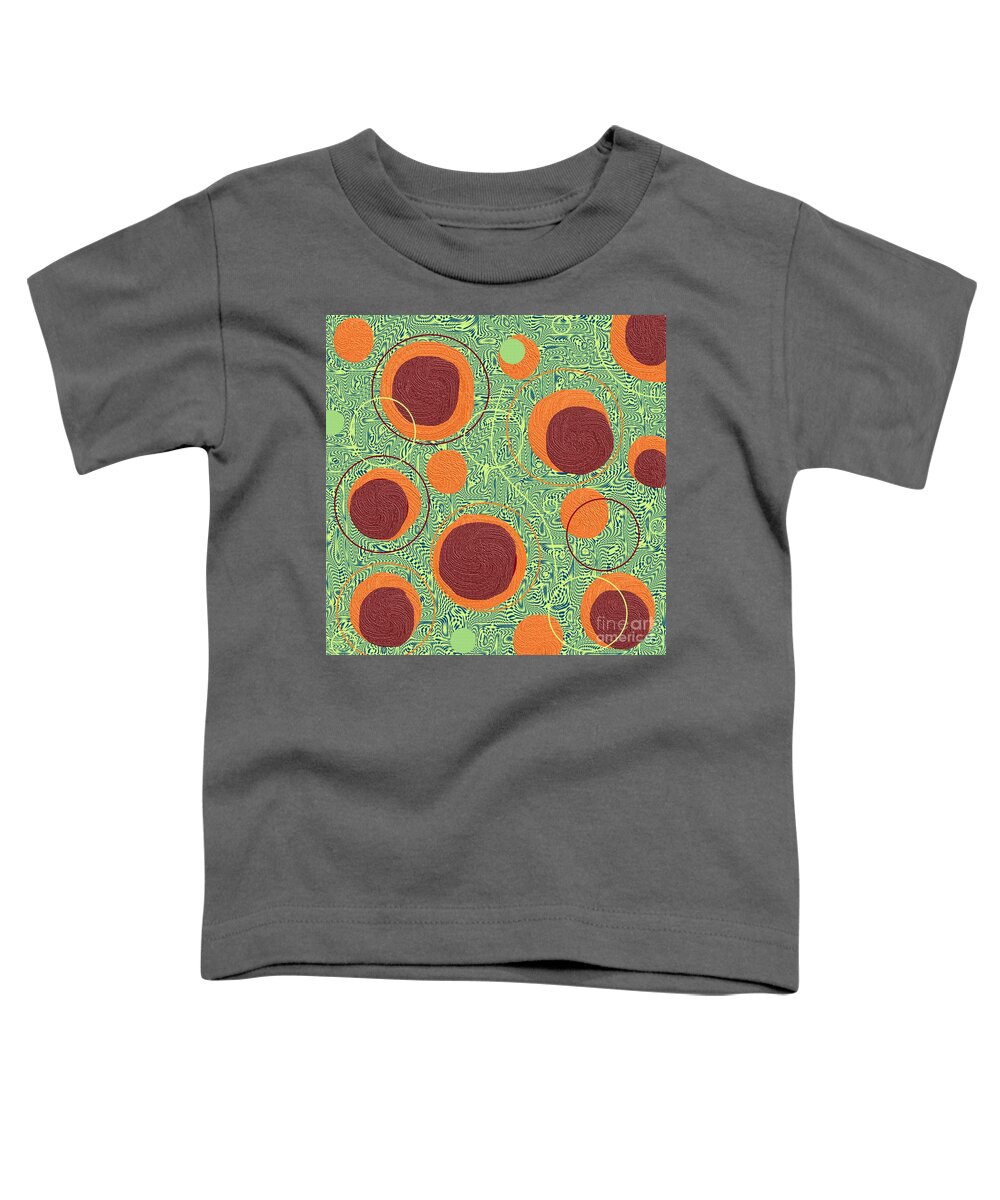 Dots Toddler T-Shirt featuring the digital art Lauflynn by Designs By L