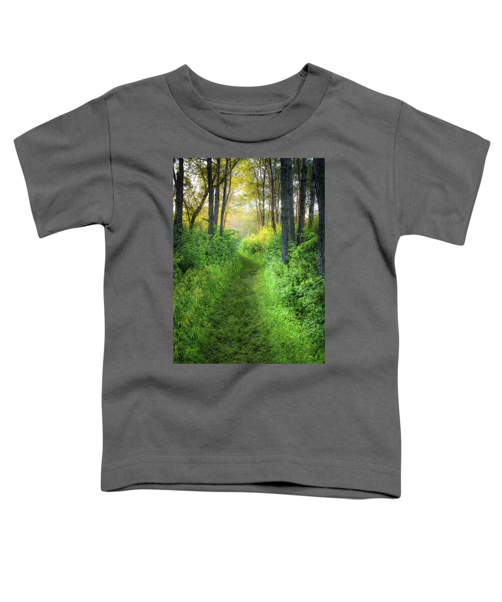 Path Toddler T-Shirt featuring the photograph Lead the Way by Brad Bellisle