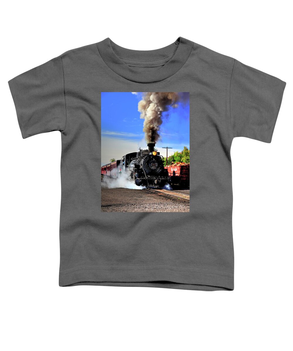 Fine Art Toddler T-Shirt featuring the photograph Leaving the Station by Robert Harris