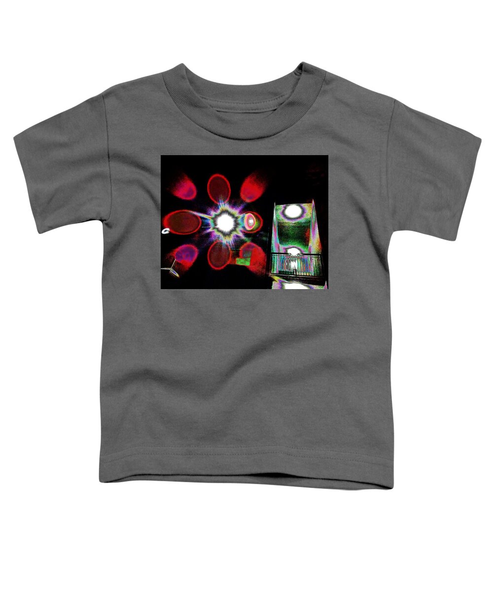 Night Light Toddler T-Shirt featuring the photograph Light and Stairwell by Andrew Lawrence